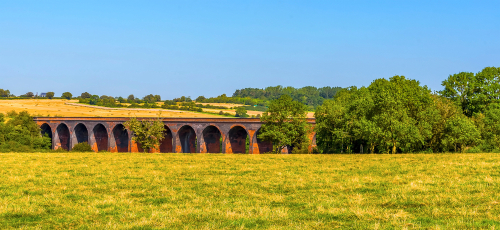 virtual office - A,View,Across,Farmland,Towards,The,Old,Victorian,Railway,Viaduct